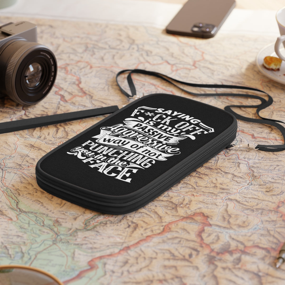 "Saying F*ck Off....." Passport Wallet