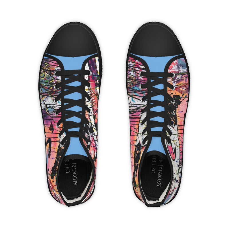 "Rebel With A Cause" Men's High Top Sneakers