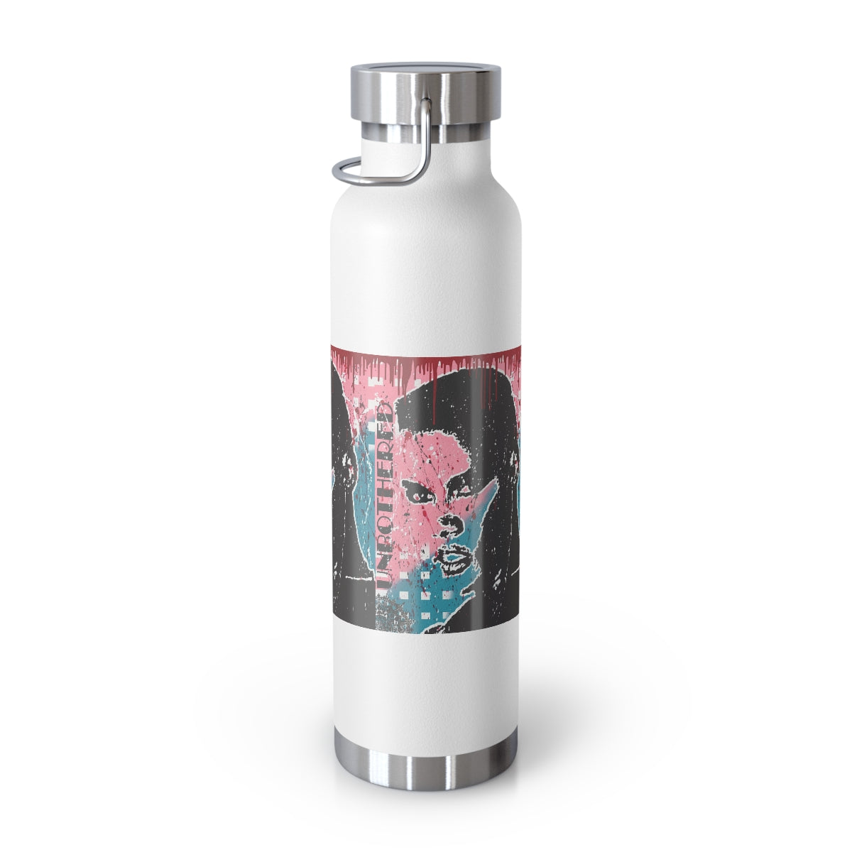 "Unbothered-Inspired By Grace Jones" Copper Vacuum Insulated Bottle, 22oz
