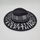 "Question Everything" Hand Painted Wide Brim Hat