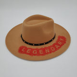 "Legendary" Hand Painted Wide Brim Hat