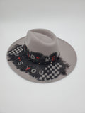"It's Not Me, It's You" Hand Painted Wide Brim Hat