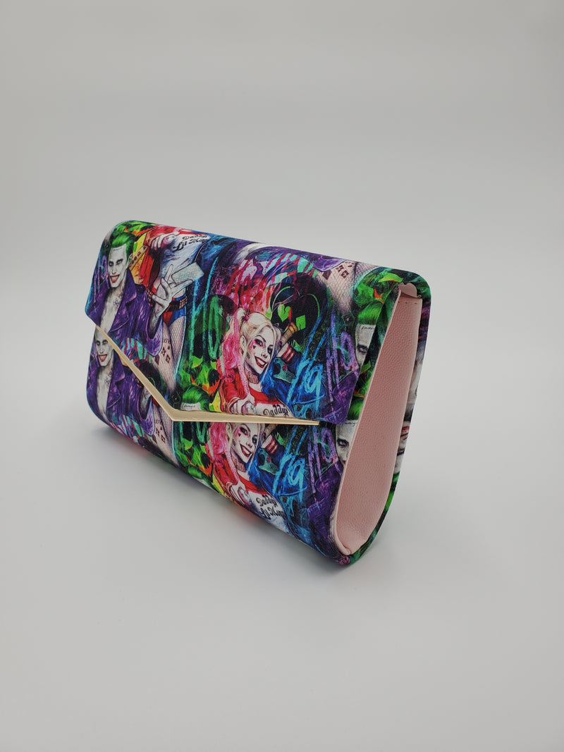 Harley Quinn & Joker Redesign Clutch