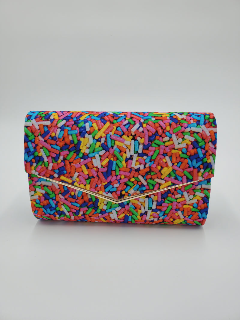 "Birthday Sprinkles" Redesigned Clutch Purse