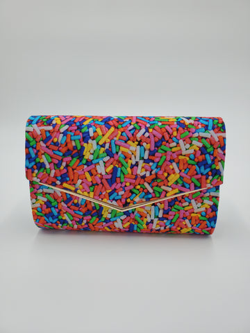 "Birthday Sprinkles" Redesigned Clutch Purse
