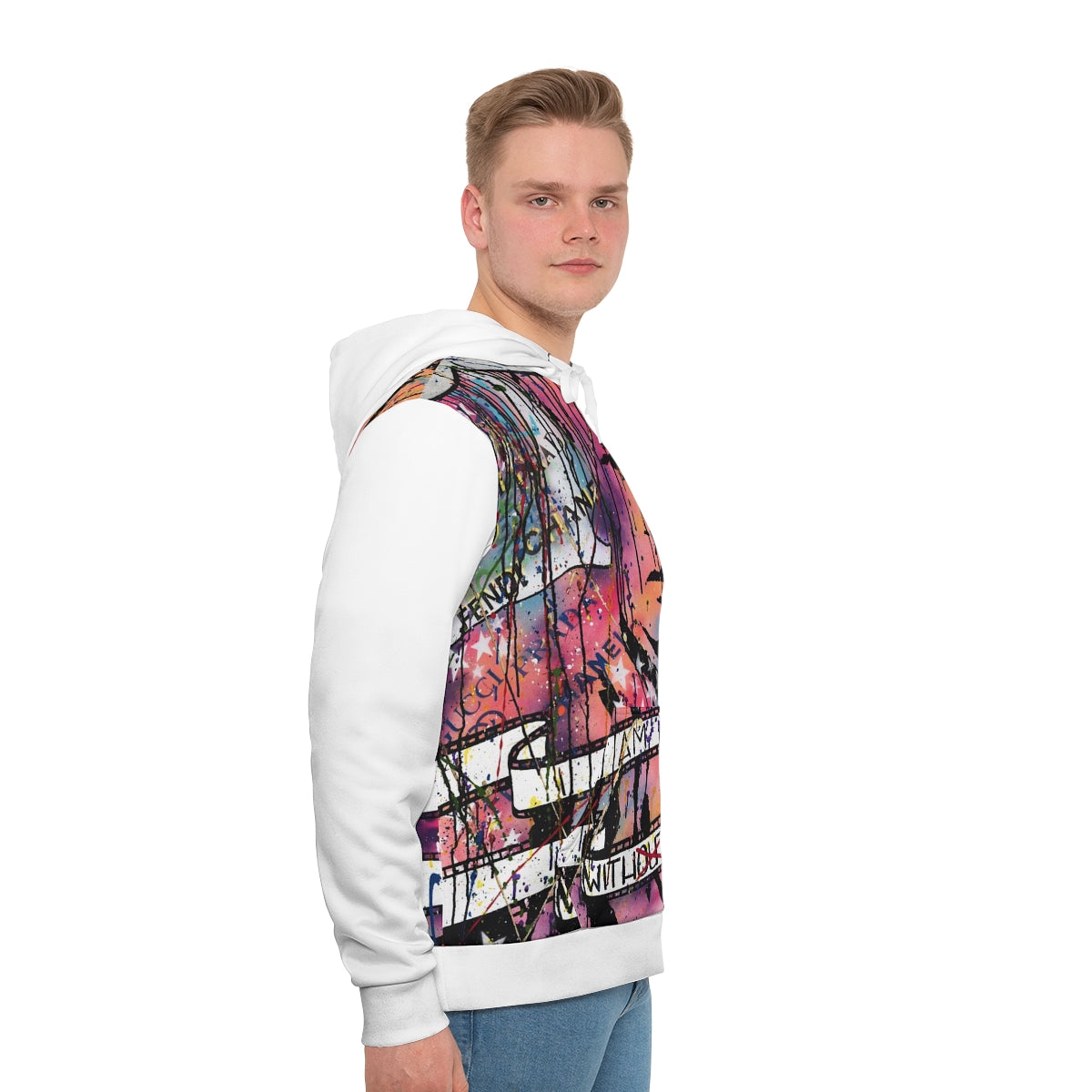 "Rebel With A Cause" Men's All-Over-Print Hoodie