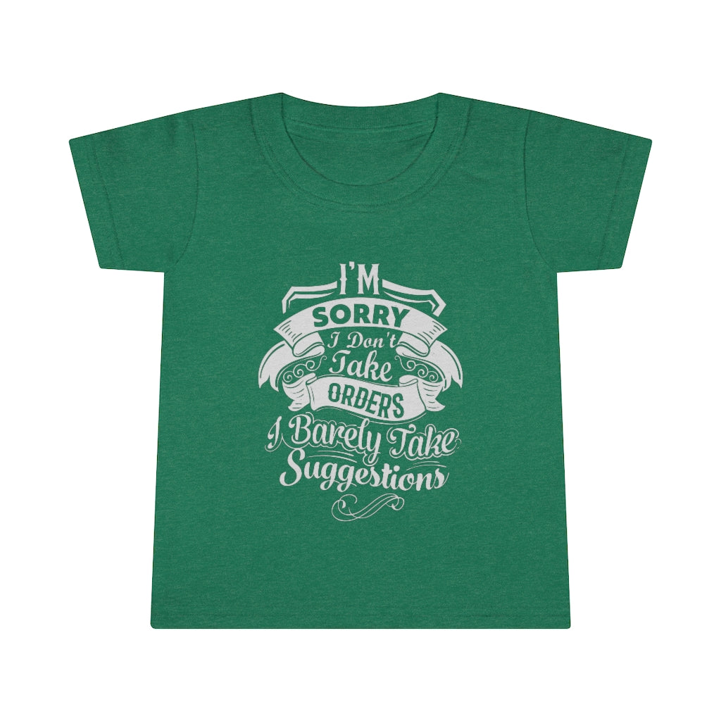 "I'm Sorry......." Toddler T-shirt