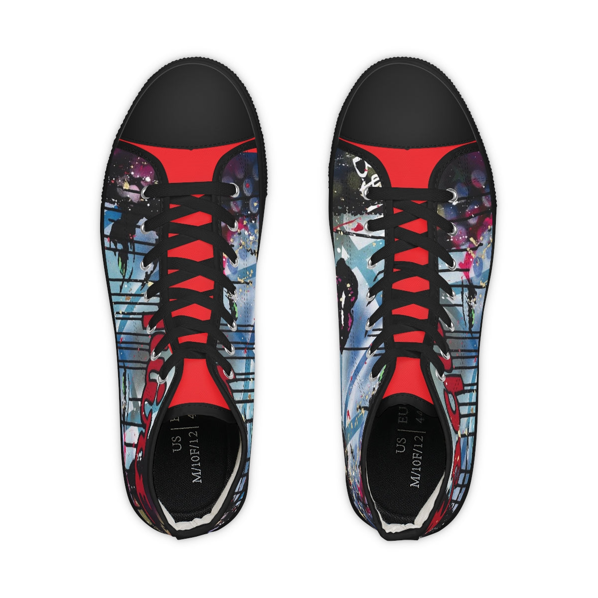 "Be The Boss" Men's High Top Sneakers