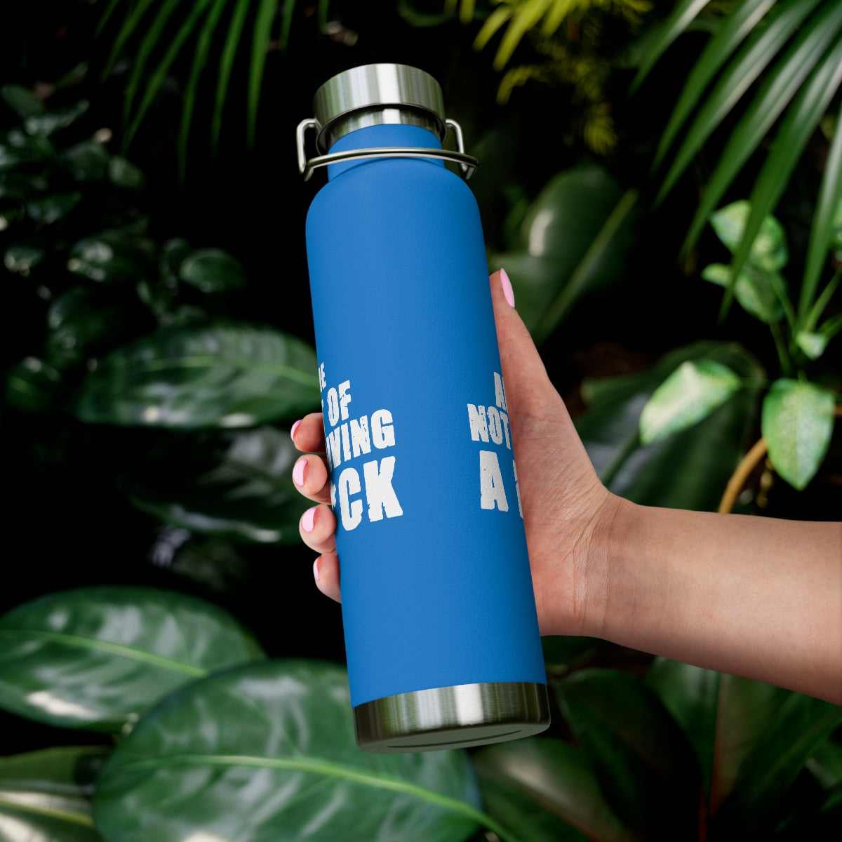 "The Art Of Not Giving A F*CK" Copper Vacuum Insulated Bottle, 22oz