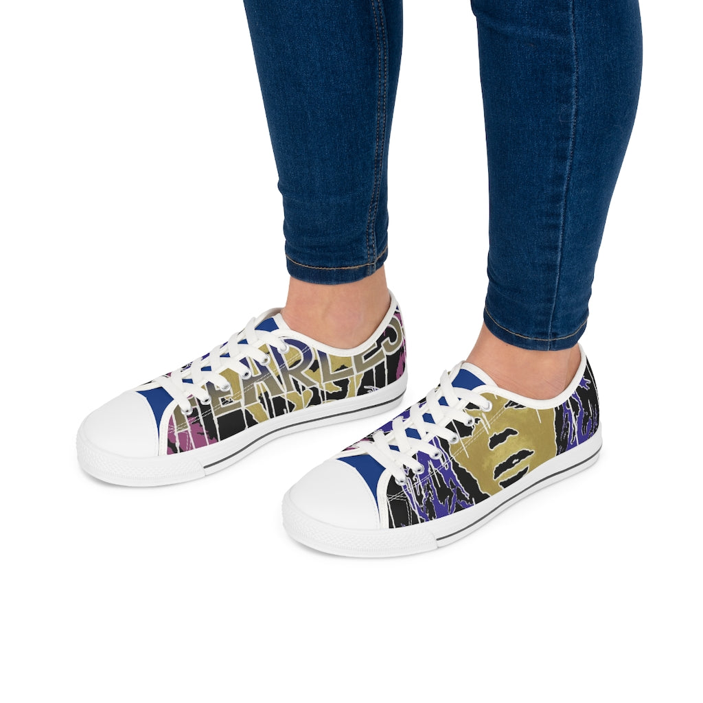 "Fearless" Women's Low Top Sneakers