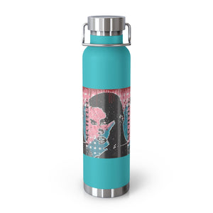 "Unbothered-Inspired By Grace Jones" Copper Vacuum Insulated Bottle, 22oz