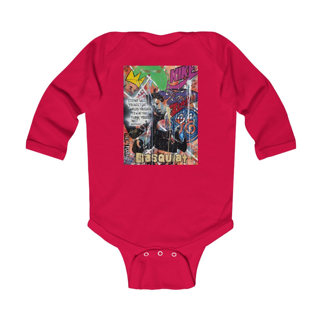 "Basquiat/Warhol Tribute" Infant Long Sleeve Bodysuit
