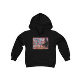 "No Hate Just Love" Youth Heavy Blend Hooded Sweatshirt