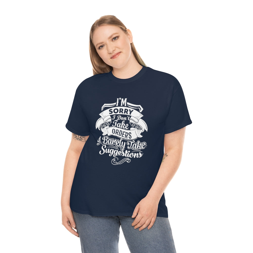 "I'm Sorry...." Unisex Heavy Cotton Tee