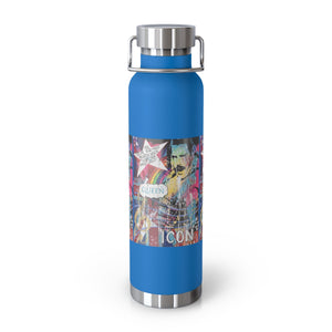 "Find Your Inner Queen- Inspired By Freddie Mercury" Copper Vacuum Insulated Bottle, 22oz