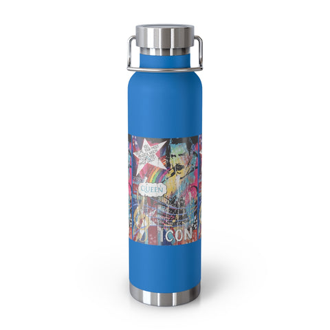 "Find Your Inner Queen- Inspired By Freddie Mercury" Copper Vacuum Insulated Bottle, 22oz