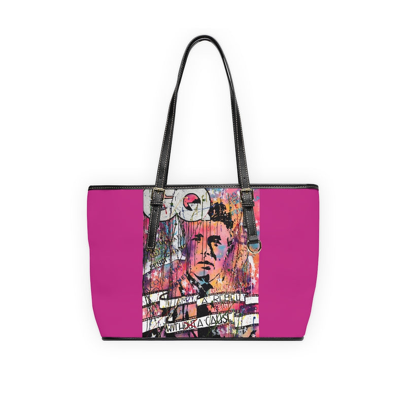 "Rebel With A Cause" PU Leather Shoulder Bag