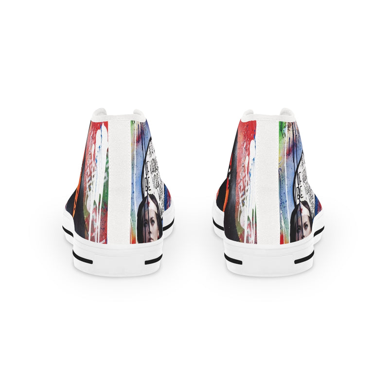 "Dare To Be Different" Men's High Top Sneakers