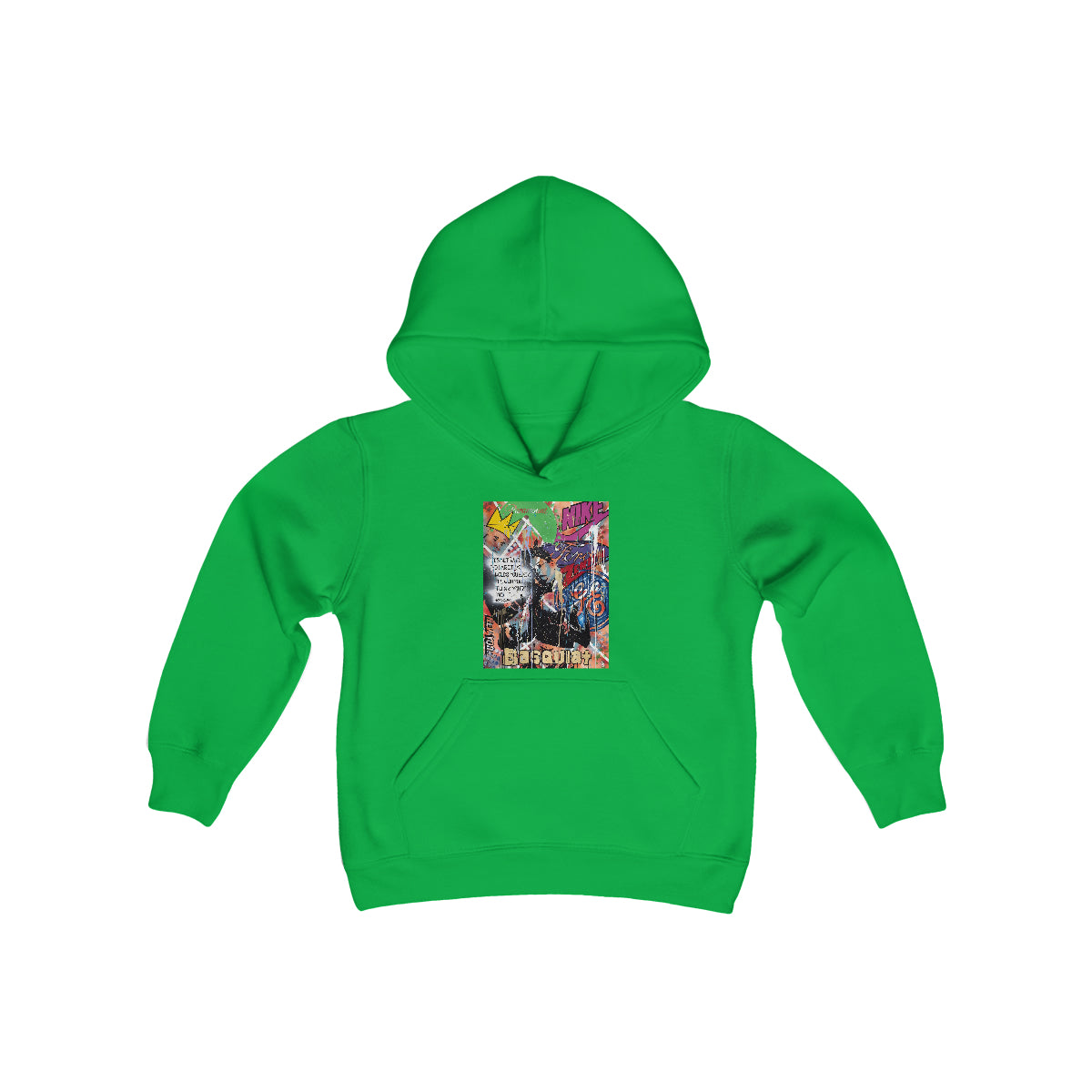 "Basquiat/Warhol Tribute" Youth Heavy Blend Hooded Sweatshirt