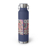 "Rebel With A Cause- Inspired By James Dean" Copper Vacuum Insulated Bottle, 22oz