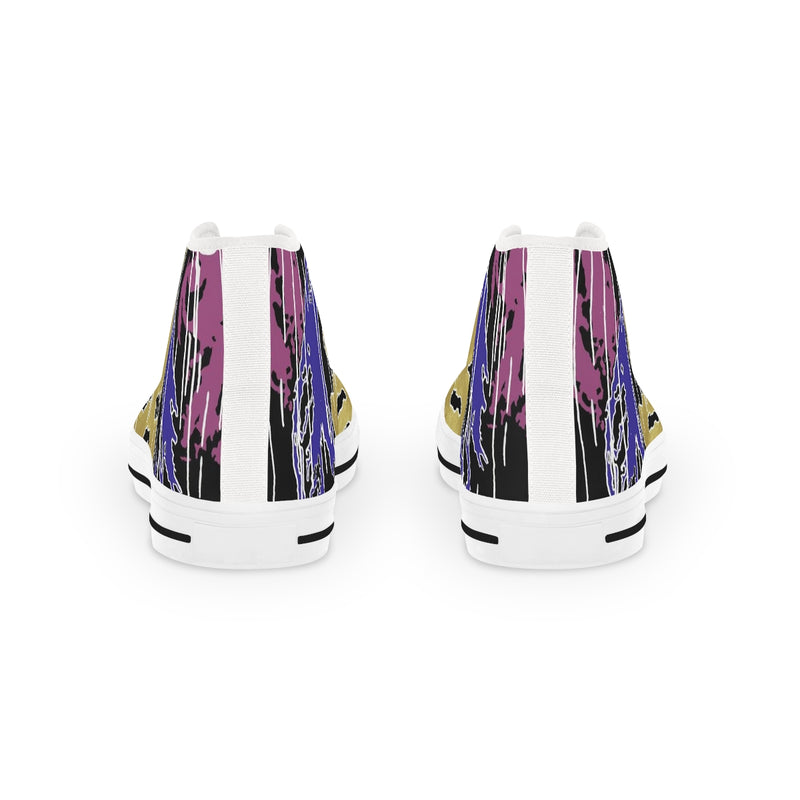 "Fearless Inspired By Beyonce" Men's High Top Sneakers