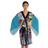 "Find Your Inner Queen" Long Sleeve Kimono Robe