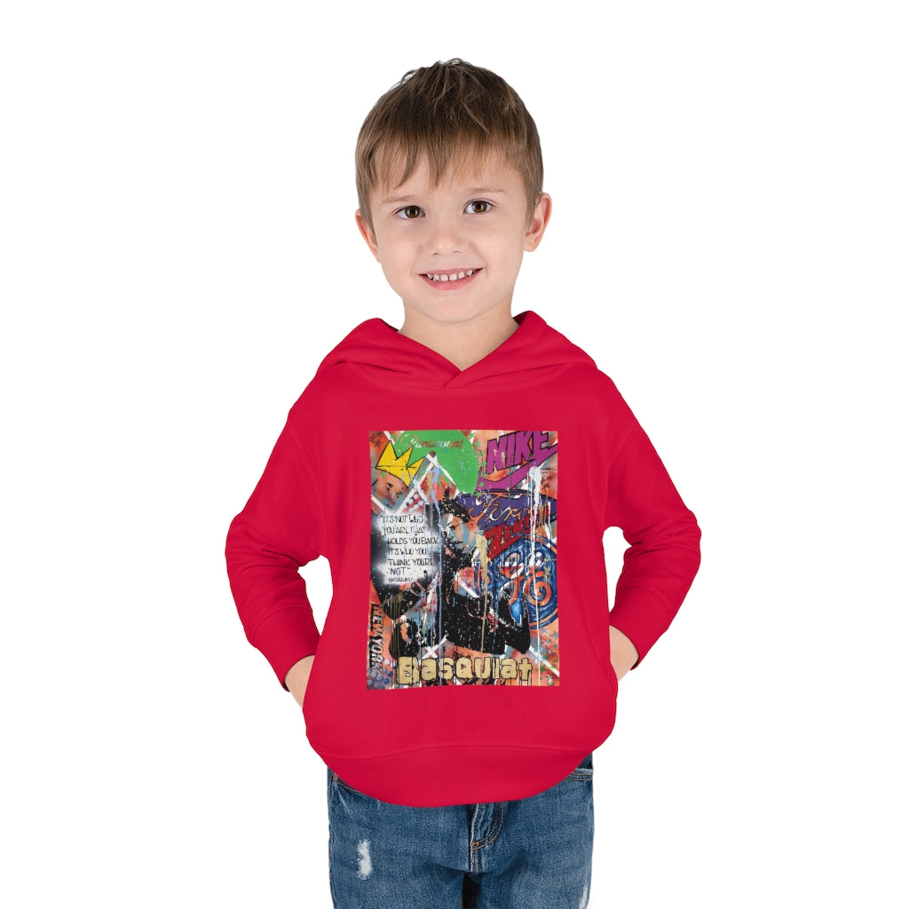 "Basquiat/Warhol Tribute" Toddler Pullover Fleece Hoodie