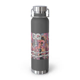 "Rebel With A Cause- Inspired By James Dean" Copper Vacuum Insulated Bottle, 22oz