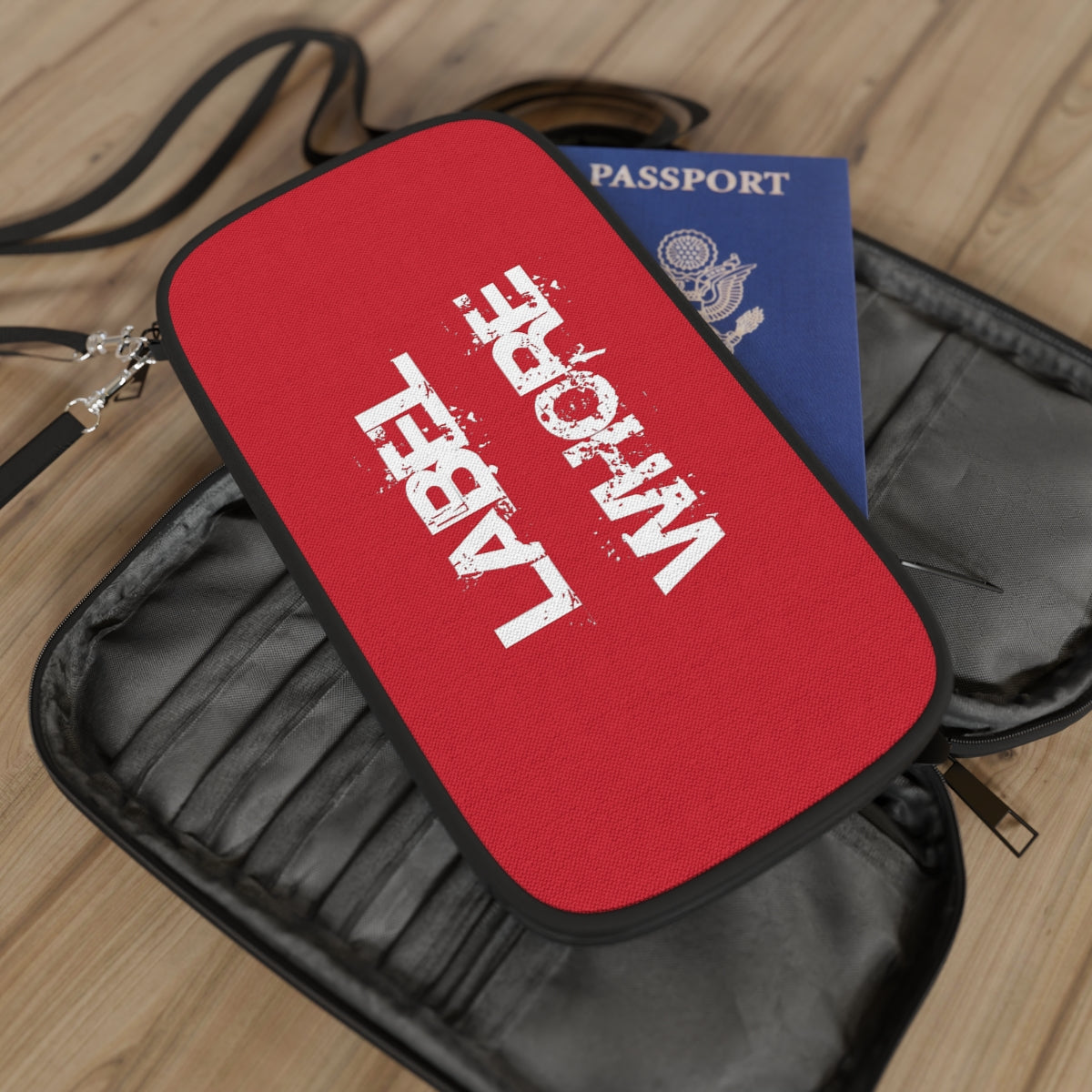 "Label Whore" Passport Wallet