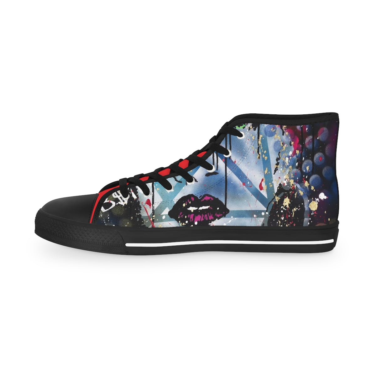 "Be The Boss" Men's High Top Sneakers