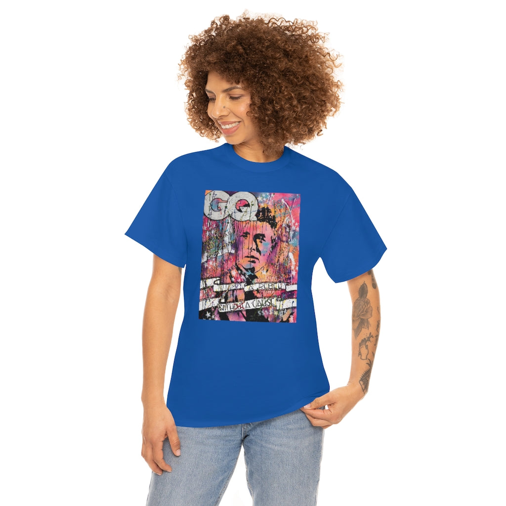 "Rebel With A Cause" Unisex Heavy Cotton Tee