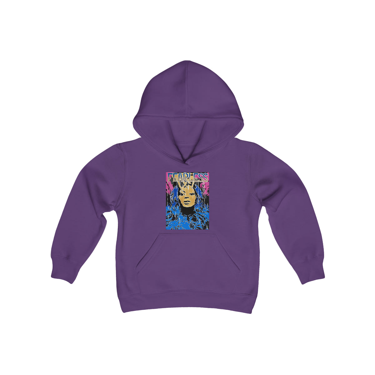 "Fearless-Inspired By Beyonce" Youth Heavy Blend Hooded Sweatshirt