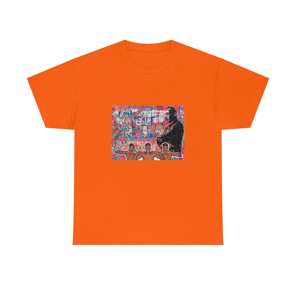 "No Hate Just Love" Unisex Heavy Cotton Tee
