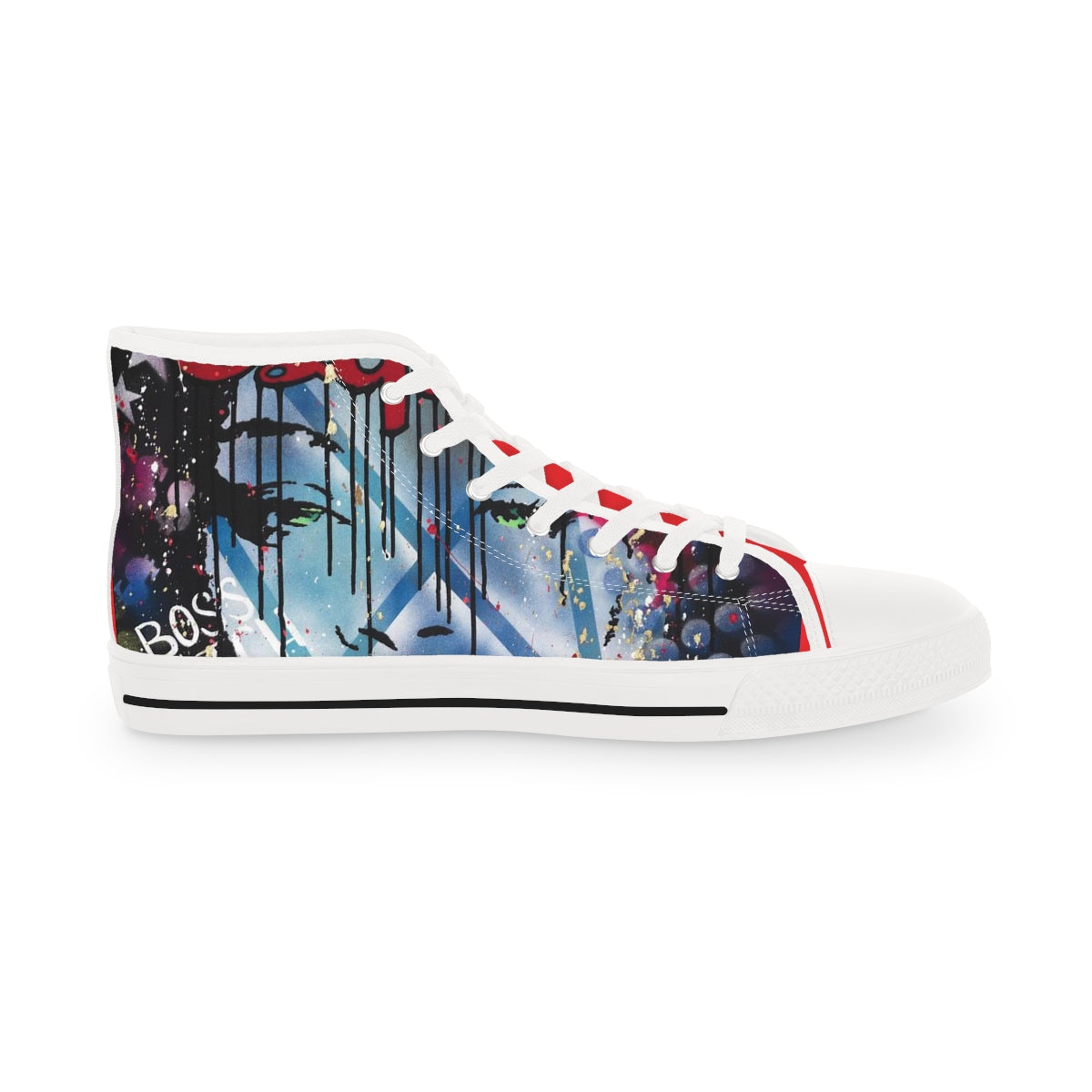 "Be The Boss" Men's High Top Sneakers
