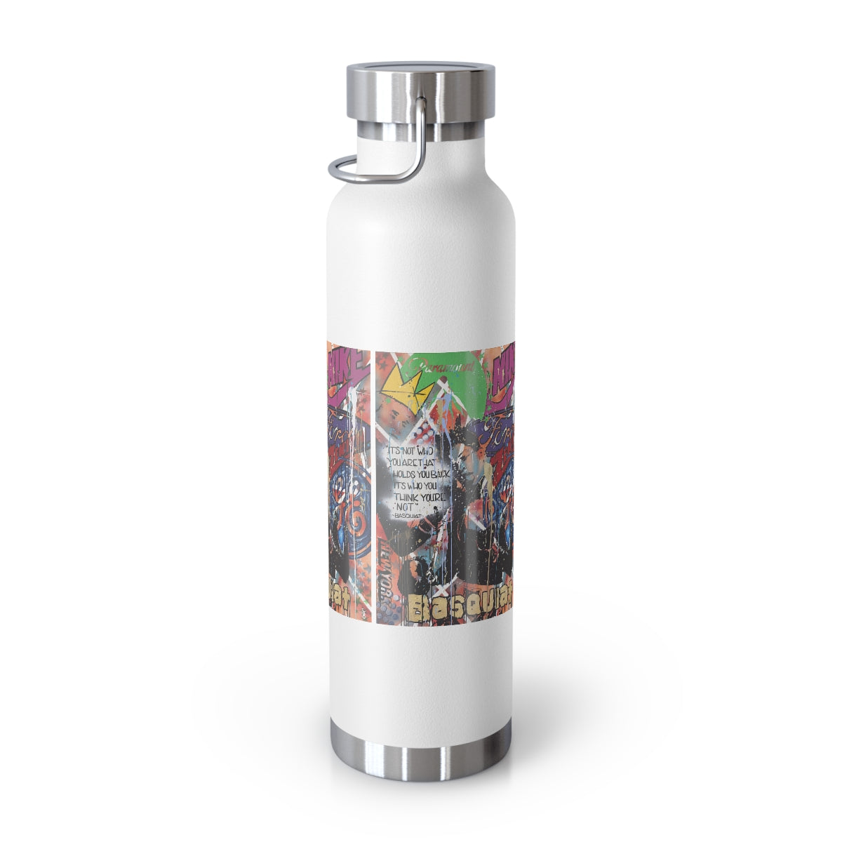 "Basquiat/Warhol Tribute" Copper Vacuum Insulated Bottle, 22oz