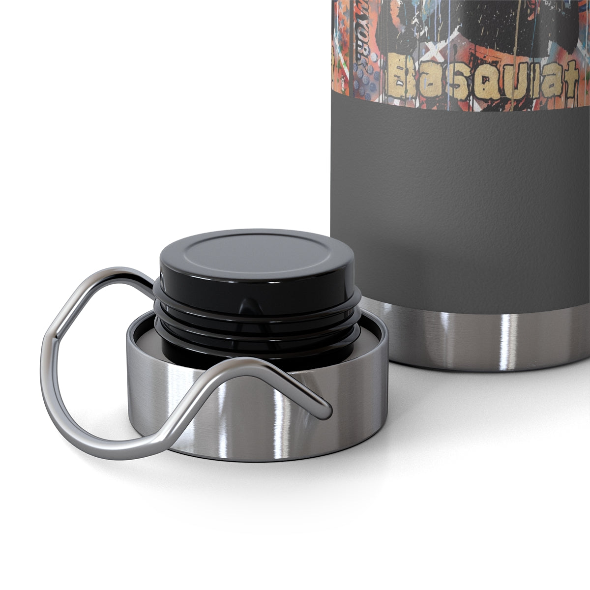 "Basquiat/Warhol Tribute" Copper Vacuum Insulated Bottle, 22oz