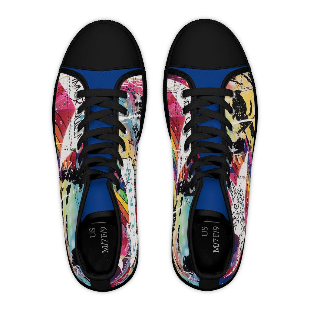 " Find Your Inner Queen" Women's High Top Sneakers