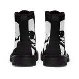"Label Whore 2" Women's Canvas Boots