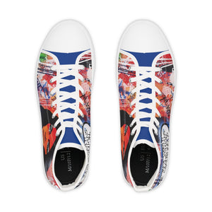 "Dare To Be Different" Men's High Top Sneakers