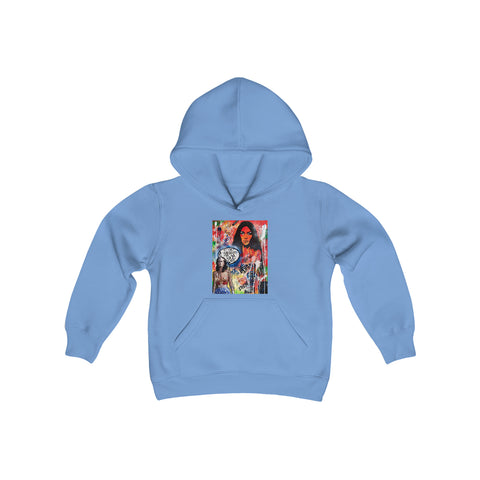 "Dare To Be Different-Inspired By Kim K" Youth Heavy Blend Hooded Sweatshirt