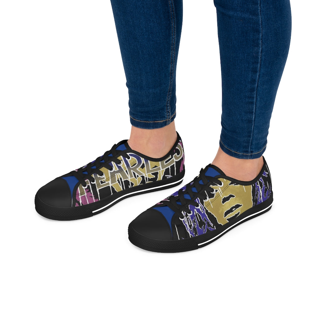 "Fearless" Women's Low Top Sneakers