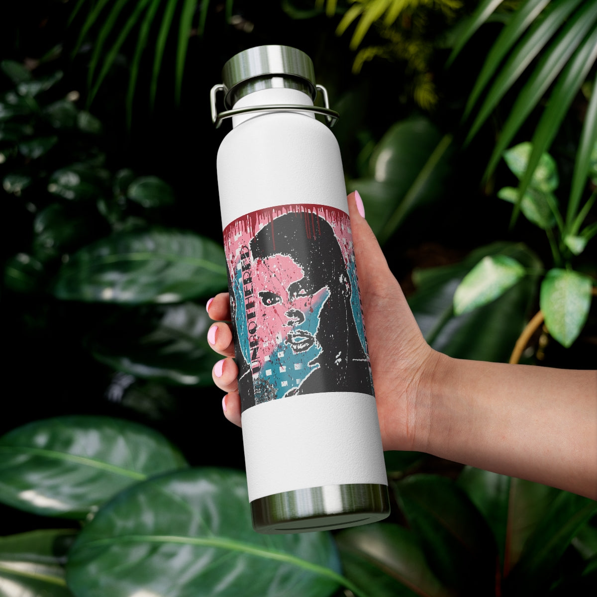 "Unbothered-Inspired By Grace Jones" Copper Vacuum Insulated Bottle, 22oz