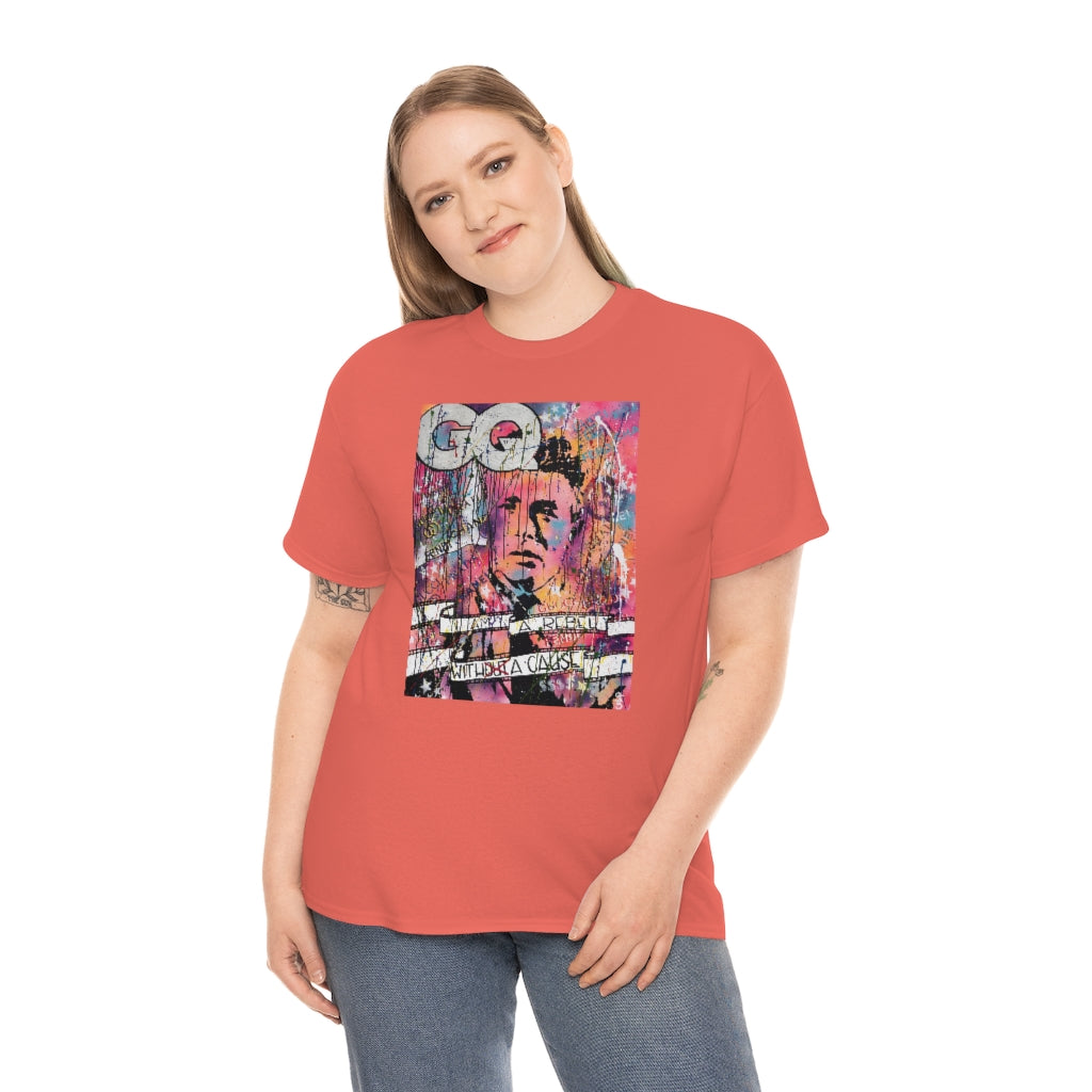 "Rebel With A Cause" Unisex Heavy Cotton Tee