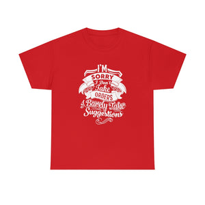 "I'm Sorry...." Unisex Heavy Cotton Tee