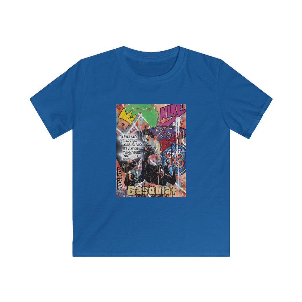 "Basquiat/Warhol Tribute" Kids Softstyle Tee