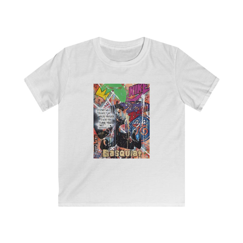 "Basquiat/Warhol Tribute" Kids Softstyle Tee