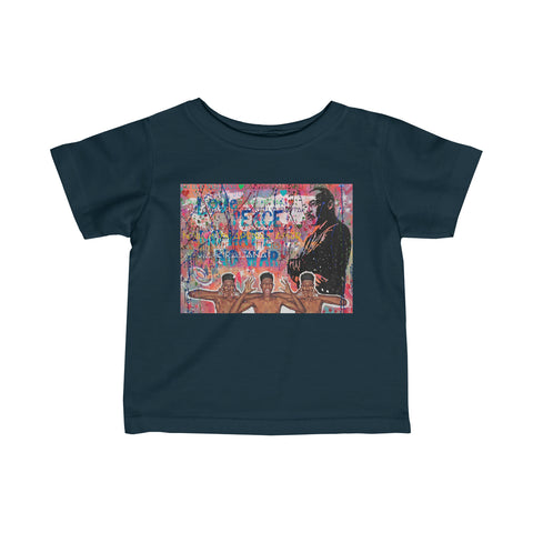 "No Hate Just Love" Infant Fine Jersey Tee