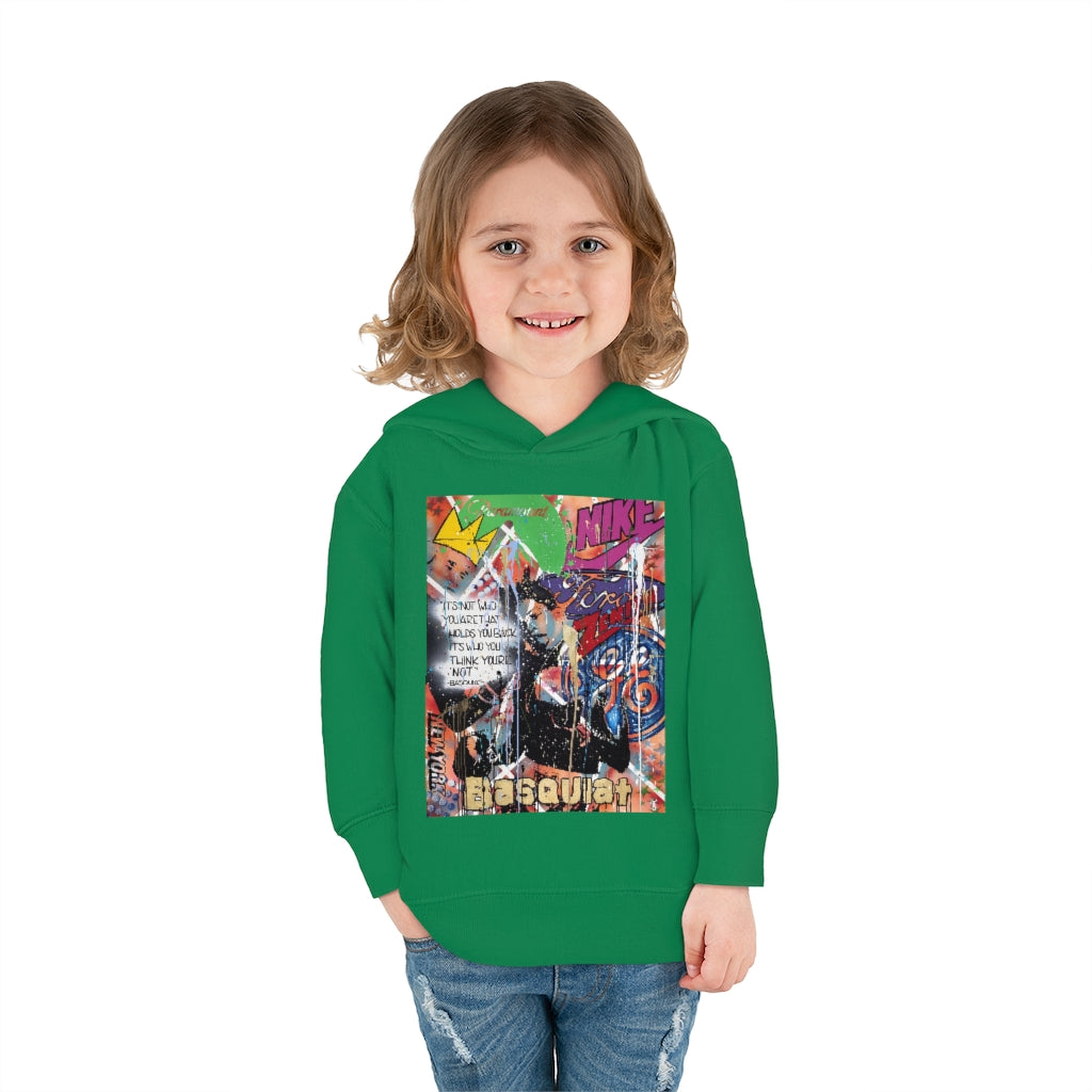 "Basquiat/Warhol Tribute" Toddler Pullover Fleece Hoodie