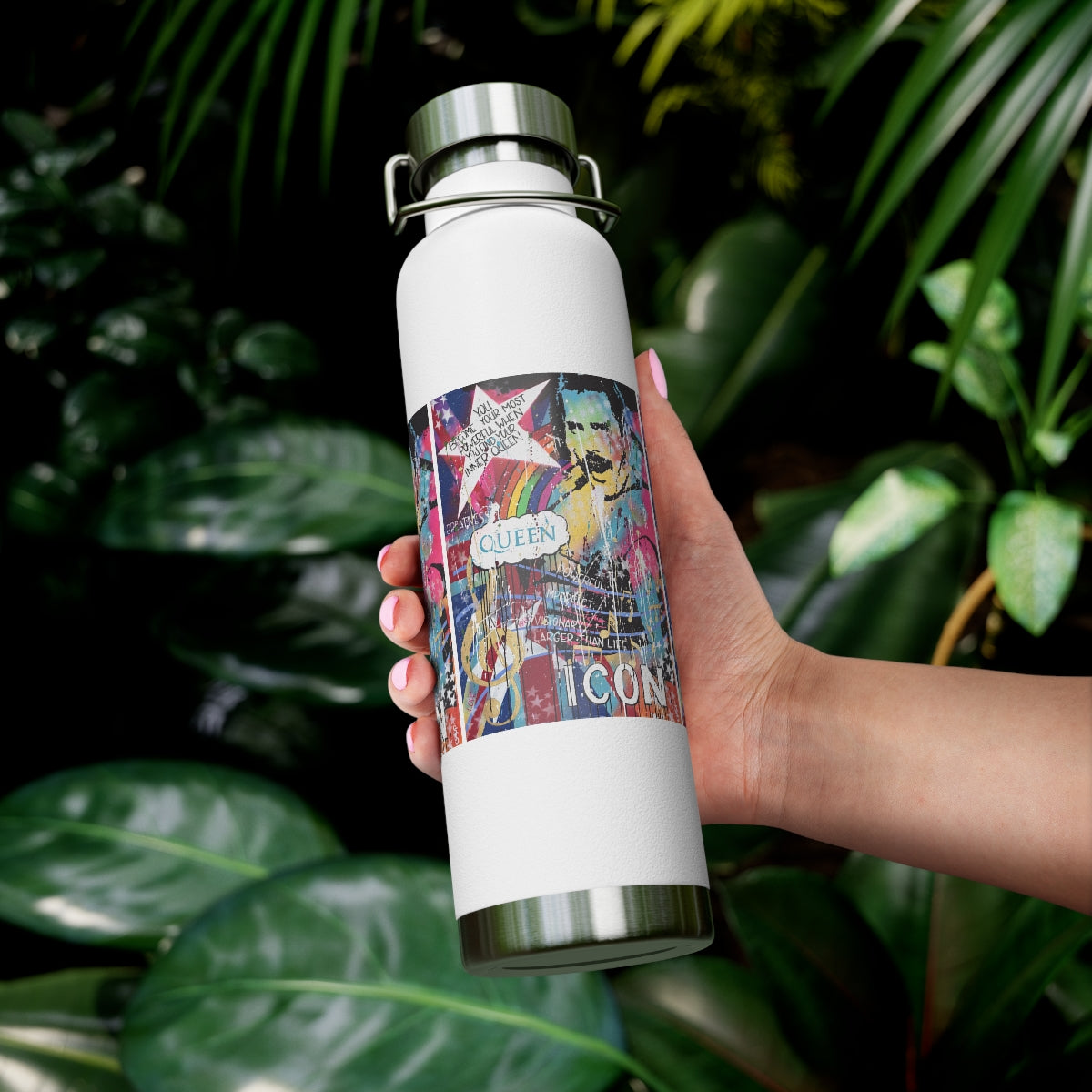 "Find Your Inner Queen- Inspired By Freddie Mercury" Copper Vacuum Insulated Bottle, 22oz