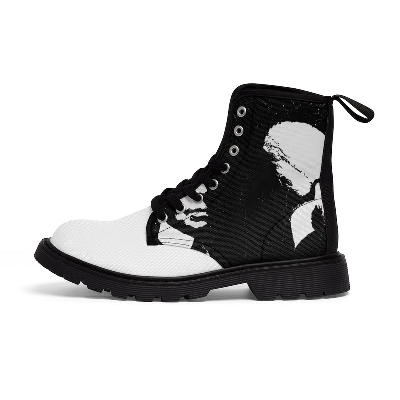 "Label Whore" Men's Canvas Boots